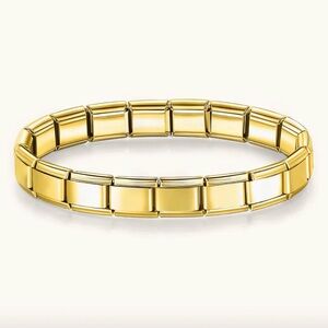 Gold Italian charm bracelet